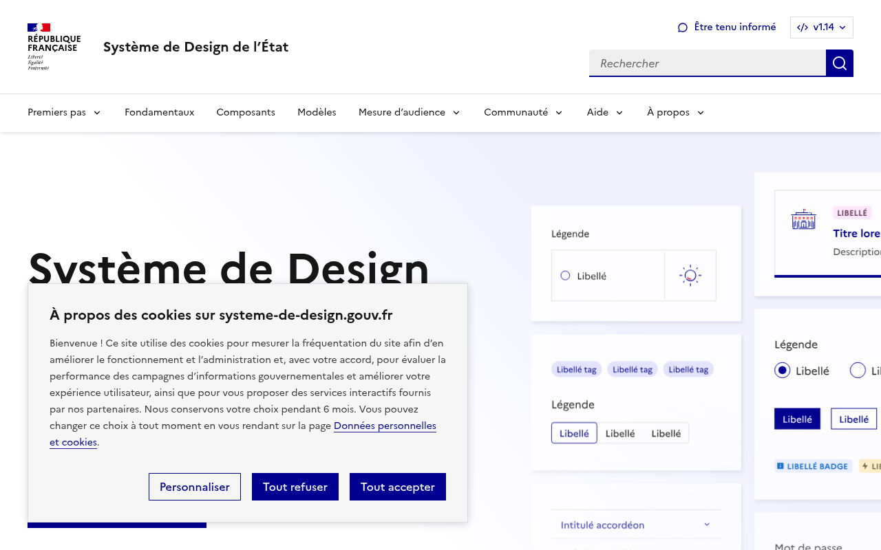 DSFR (Système de Design de l'État)
