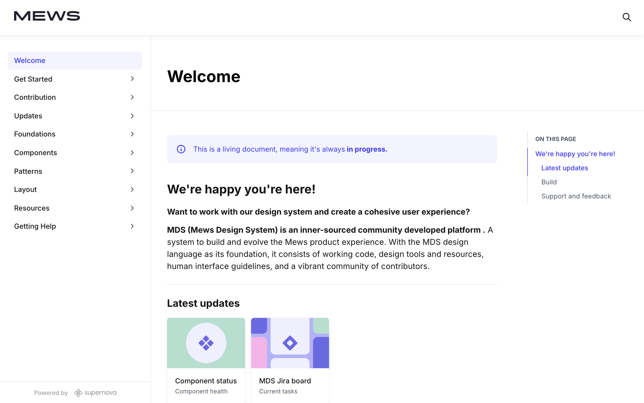 Mews Design System