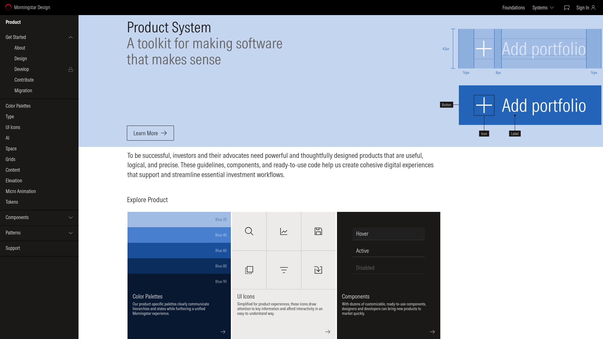 Morningstar Product System