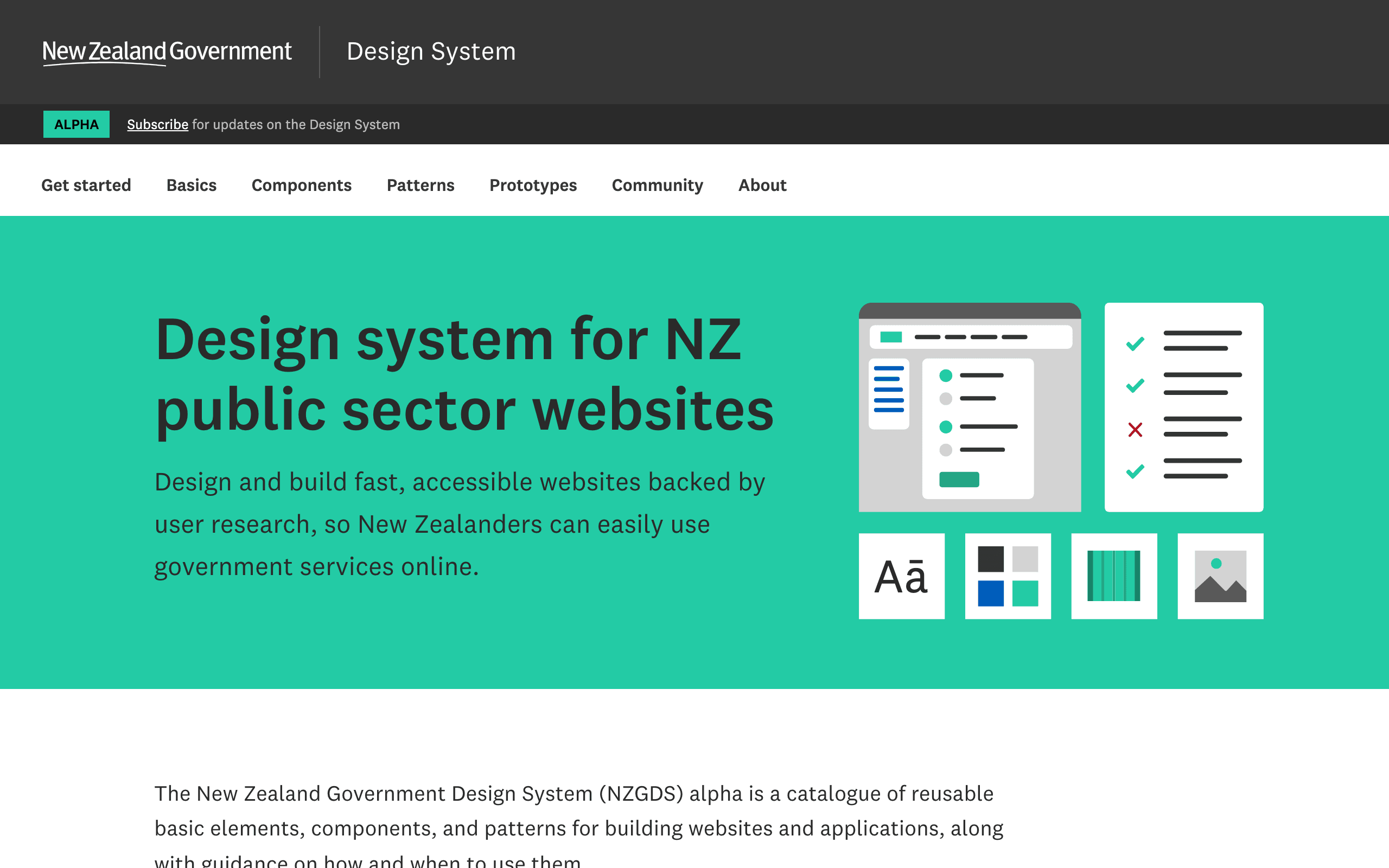 New Zealand Government Design System